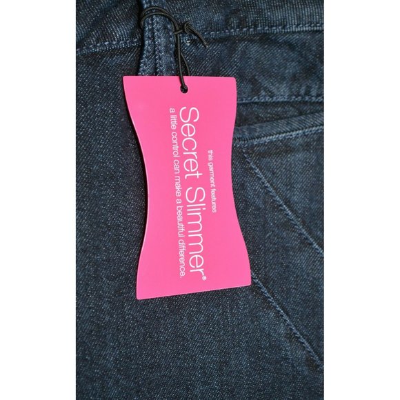 Venezia Lane Bryant Secret Slimmer Denim Trouser Jeans Size 16 - Picture 4 of 9